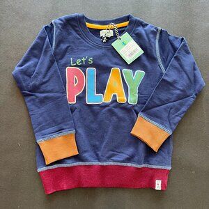 Lilly + Sid Navy Sweatshirt Size 3-4Y NWT